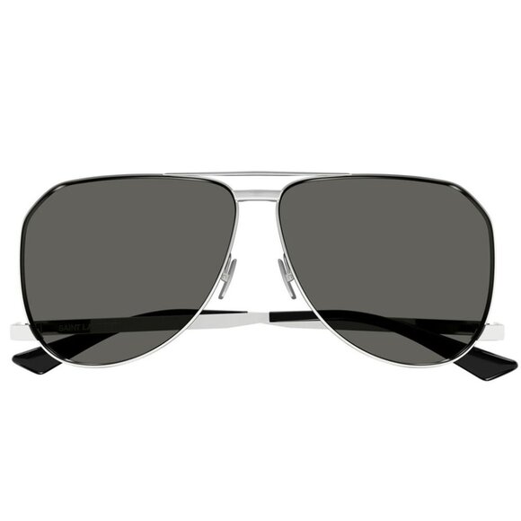NWT SAINT LAURENT MEN SILVER SUNGLASSES - Picture 3 of 4